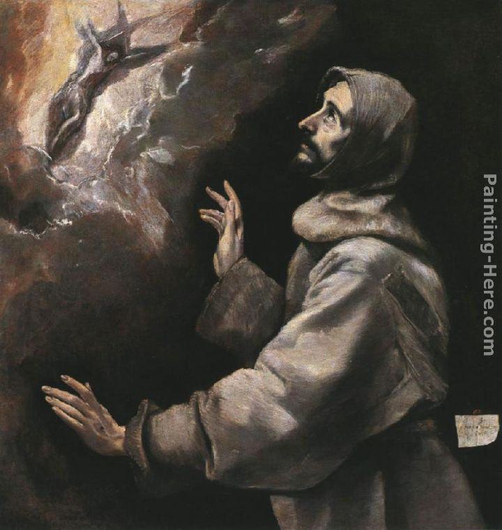 El Greco St. Francis Receiving the Stigmata